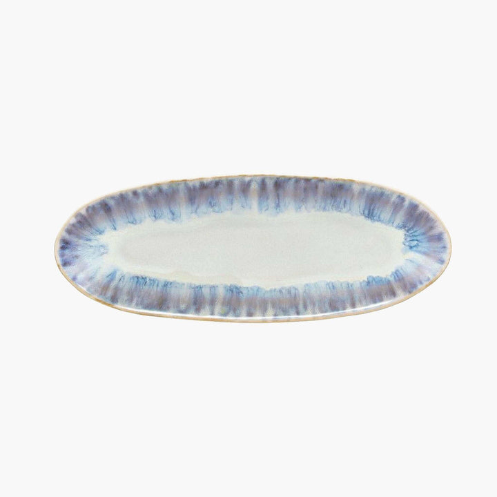 Brisa Oval Plate - Blue