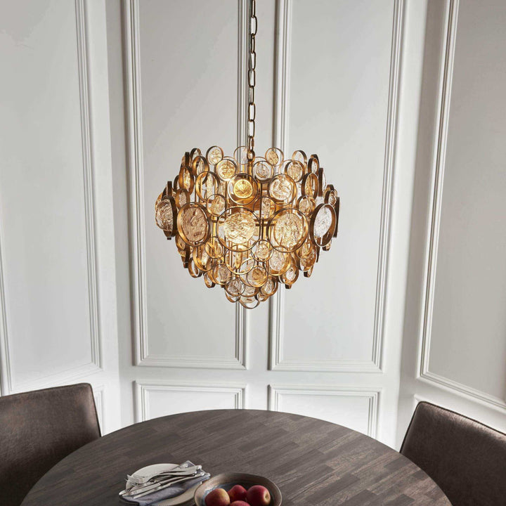 Balissa Medallion Chandelier - escapologyhome.co.uk