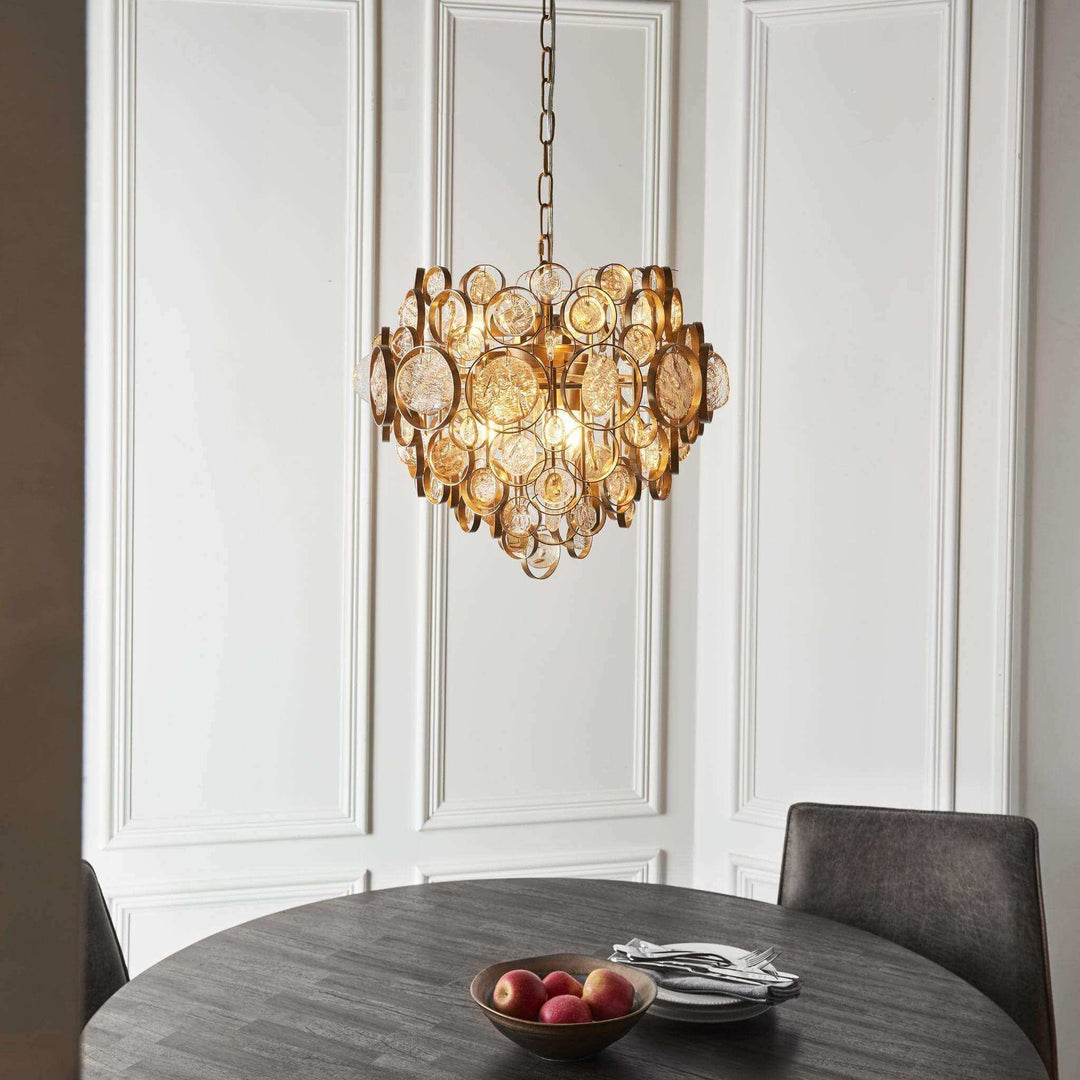 Balissa Medallion Chandelier - escapologyhome.co.uk