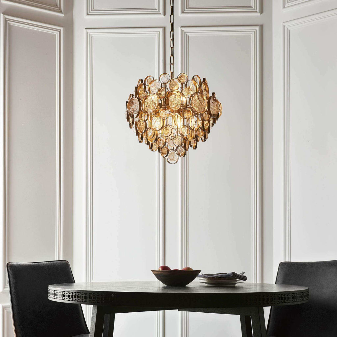 Balissa Medallion Chandelier - escapologyhome.co.uk