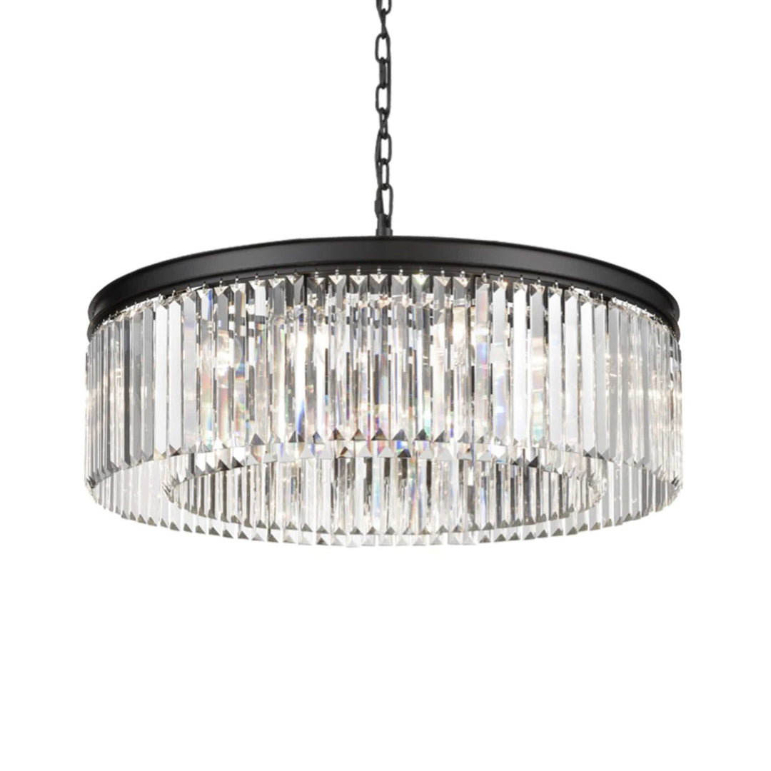 Fitz 80cm Glass Prism Chandelier - escapologyhome.co.uk