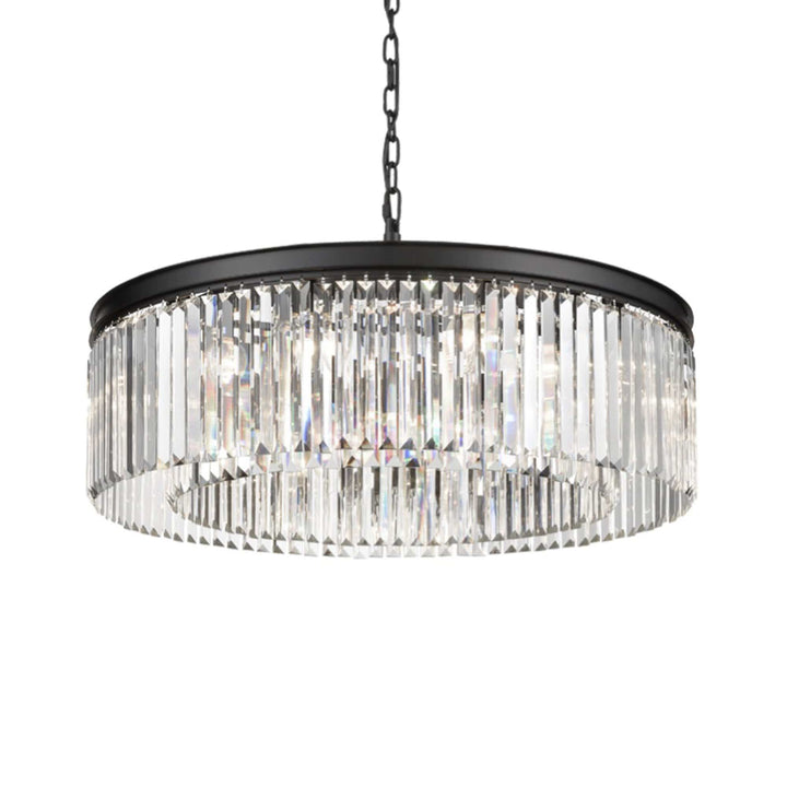 Fitz 80cm Glass Prism Chandelier - escapologyhome.co.uk