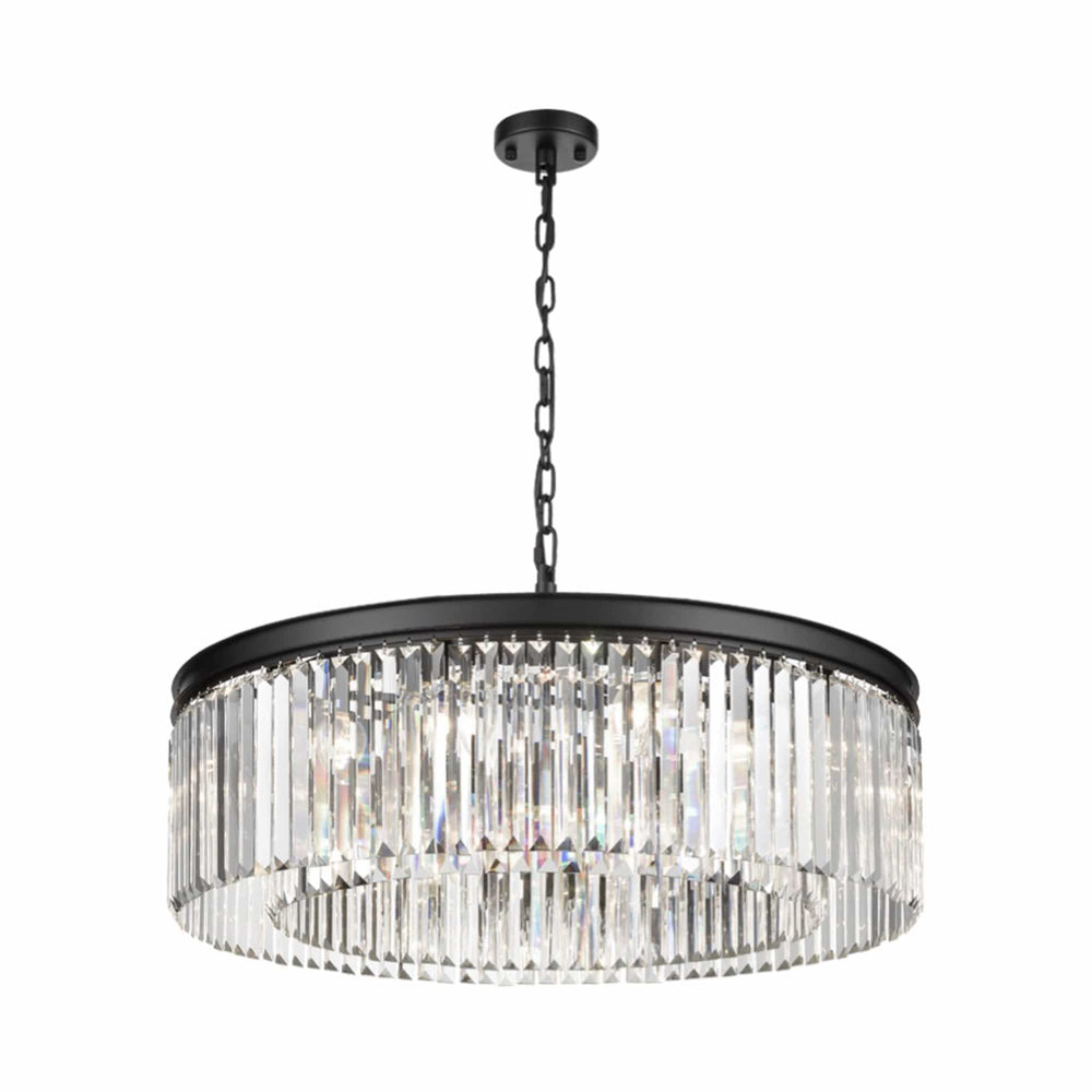 Fitz 80cm Glass Prism Chandelier - escapologyhome.co.uk