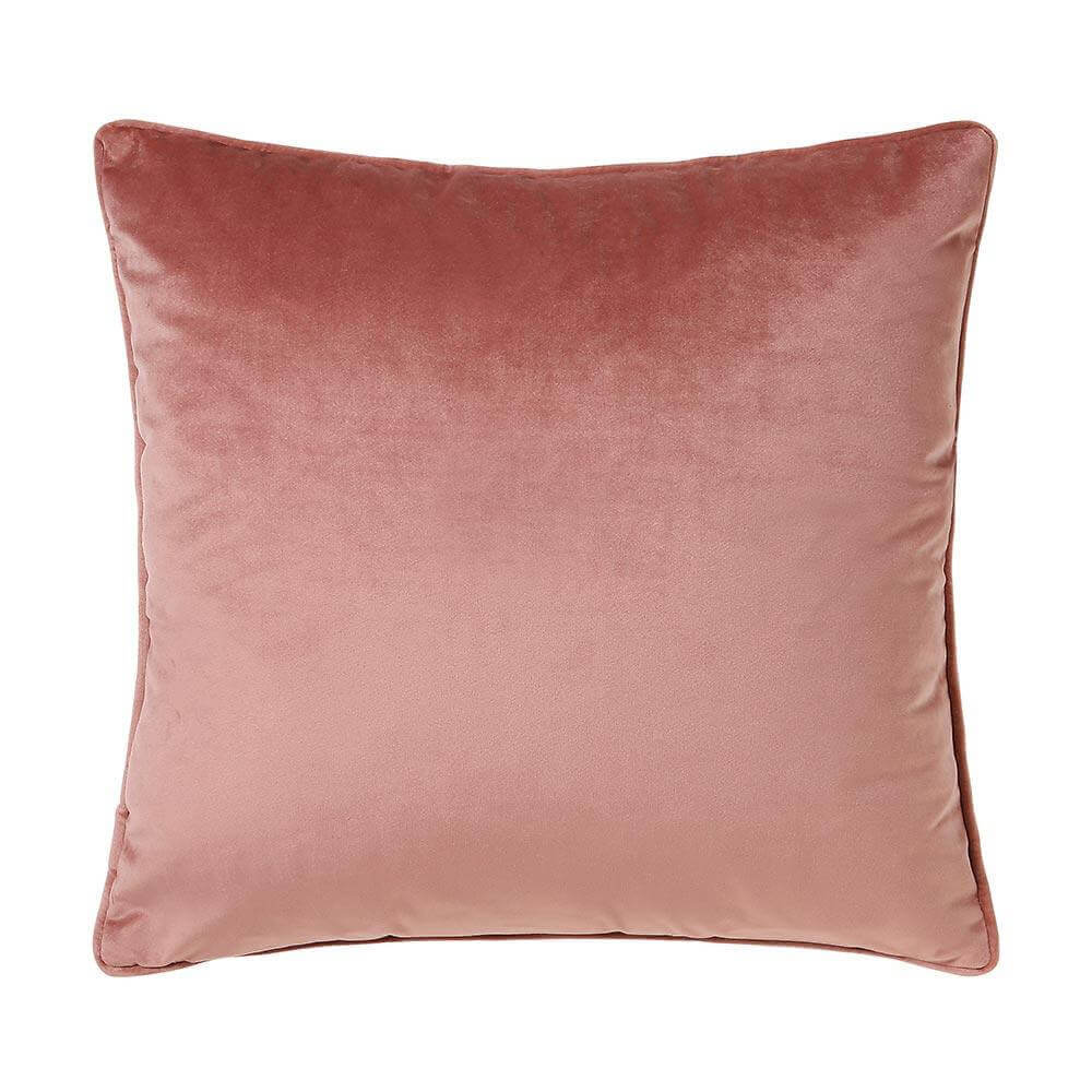 Escapology Parkside Luxury Velvet Cushion - Antique Rose - escapologyhome.co.uk