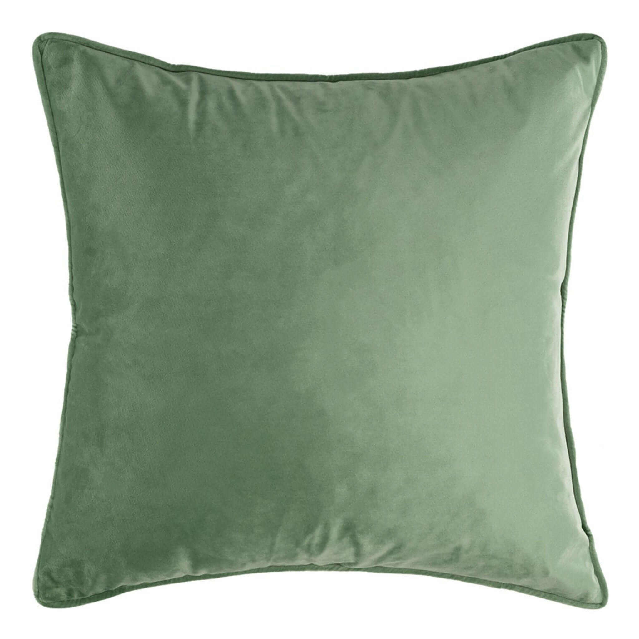 Escapology Parkside Luxury Velvet Cushion - Sage - escapologyhome.co.uk