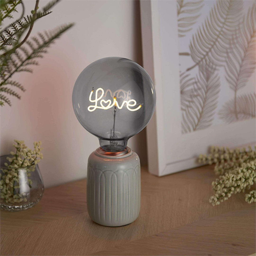 E27 Love Filament Globe LED Bulb - escapologyhome.co.uk