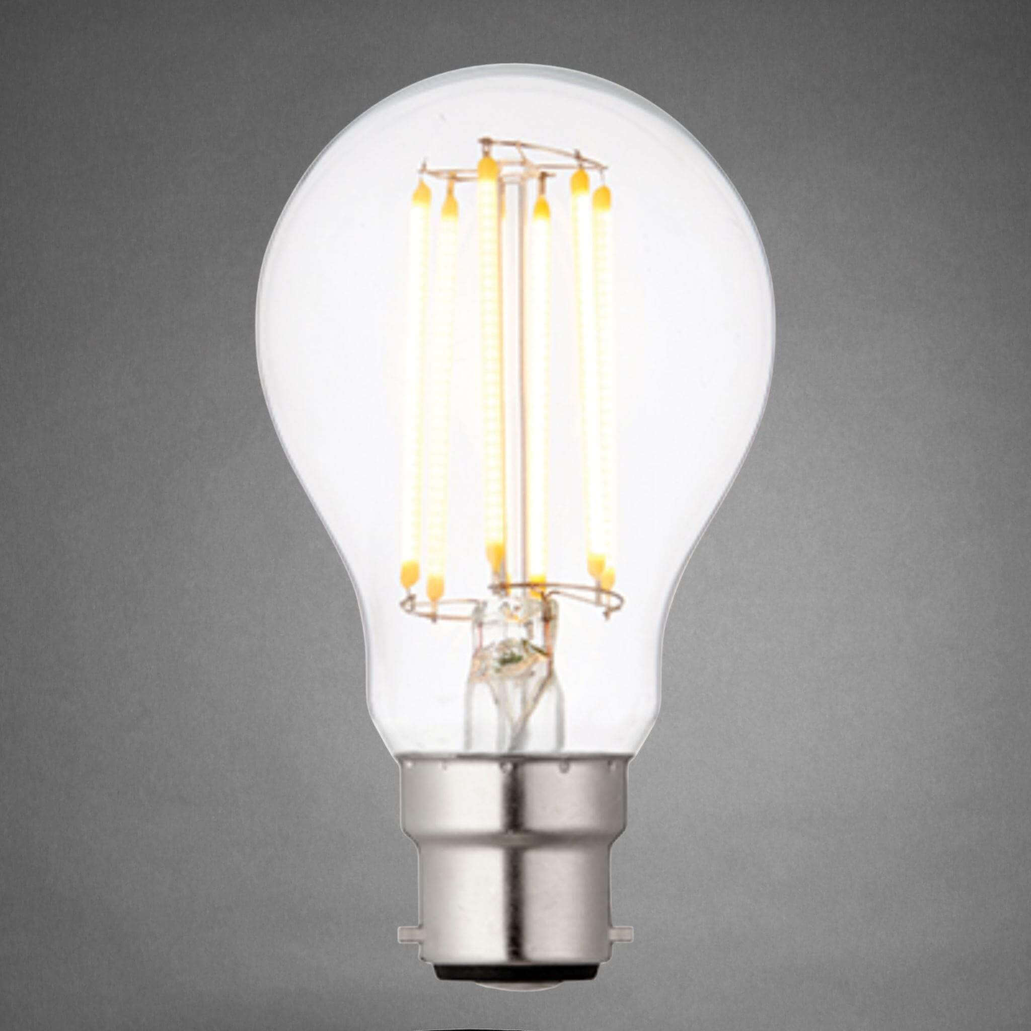 Dimmable B22 GLS LED Filament Bulb 6W - escapologyhome.co.uk