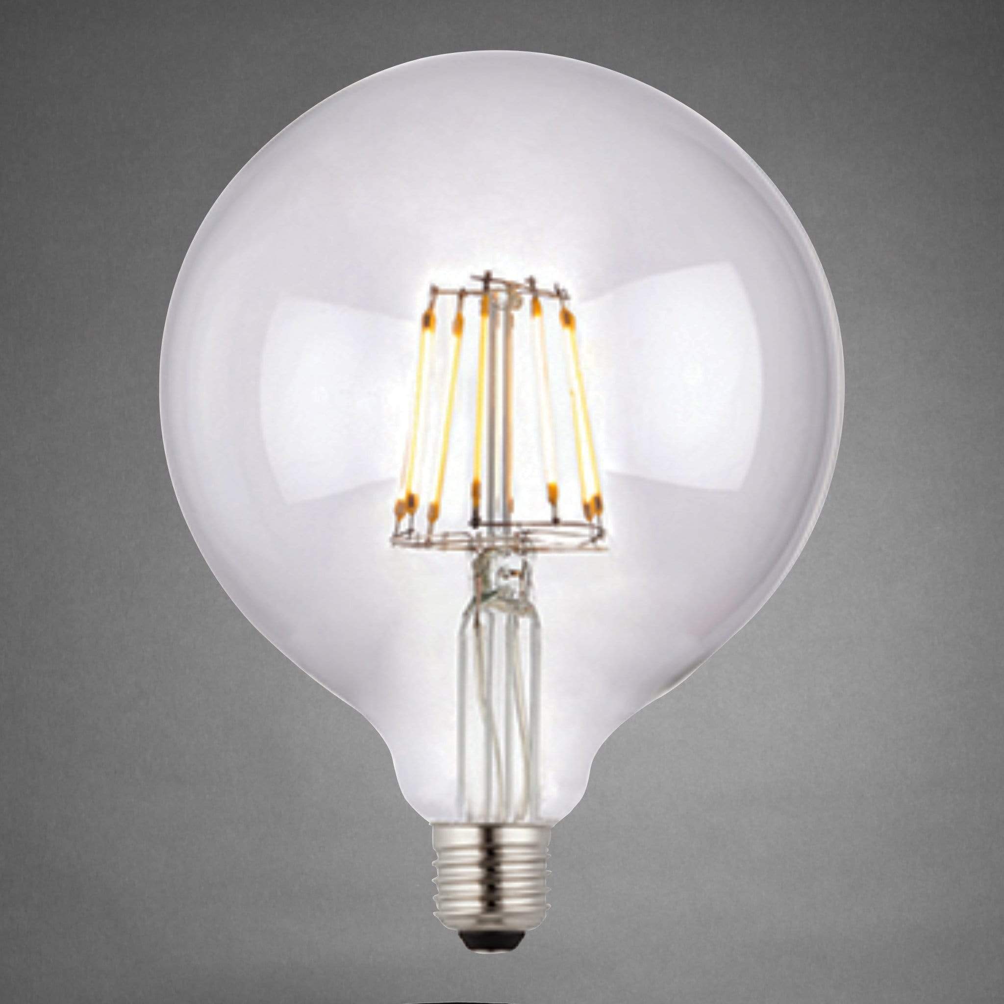 Dimmable E27 9.5cm Large Globe LED Filament Bulb 6W - escapologyhome.co.uk