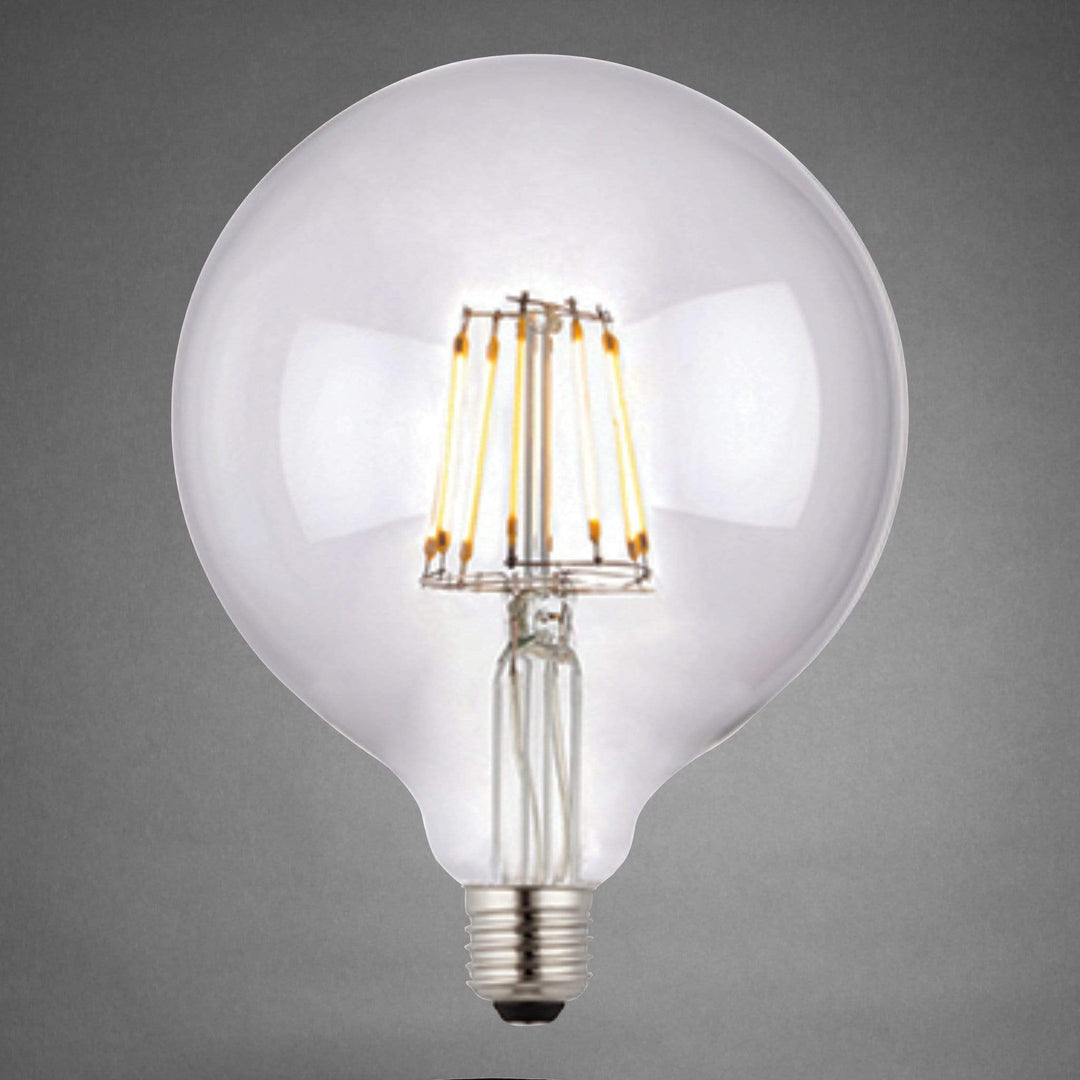 Dimmable E27 9.5cm Large Globe LED Filament Bulb 6W - escapologyhome.co.uk