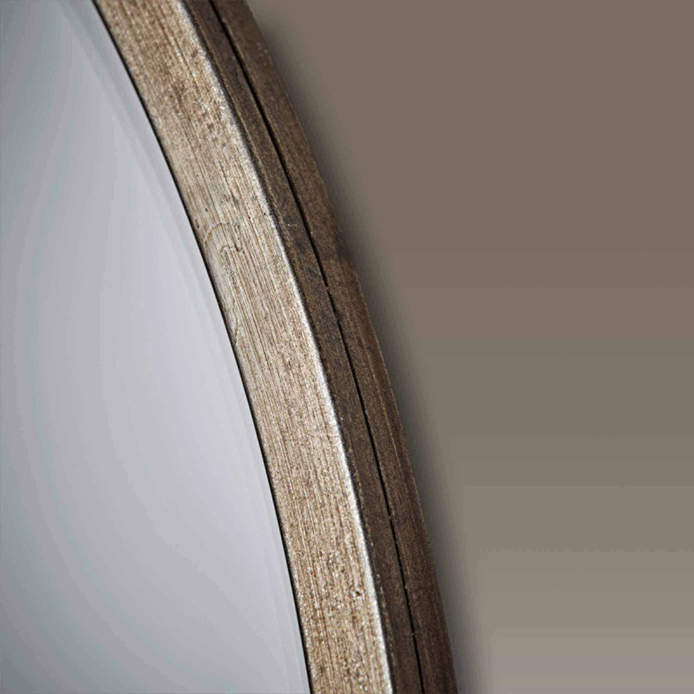 Escapology Katz Round Antique Gold Metal Frame Wall Mirror - escapologyhome.co.uk