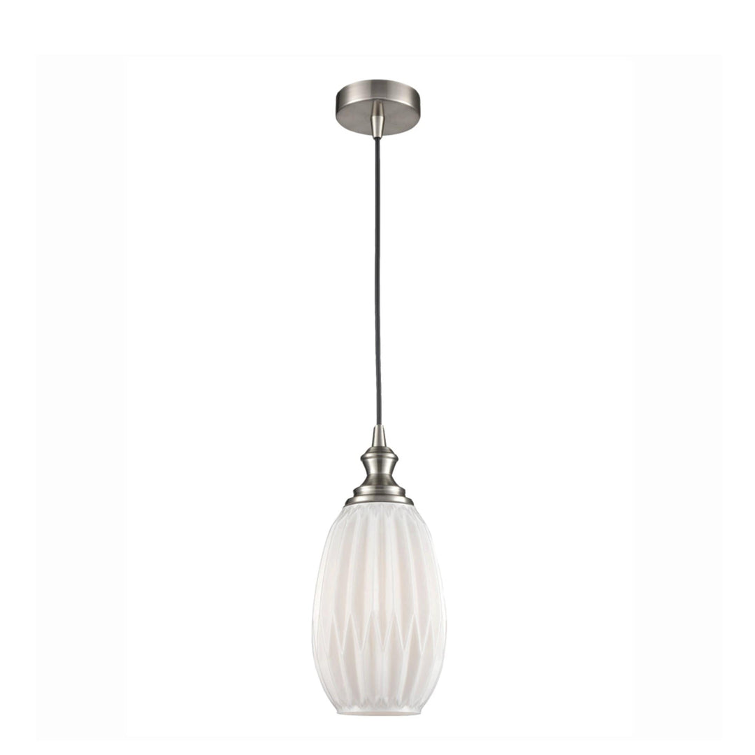 Bella Milk Glass Tulip Pendant - escapologyhome.co.uk