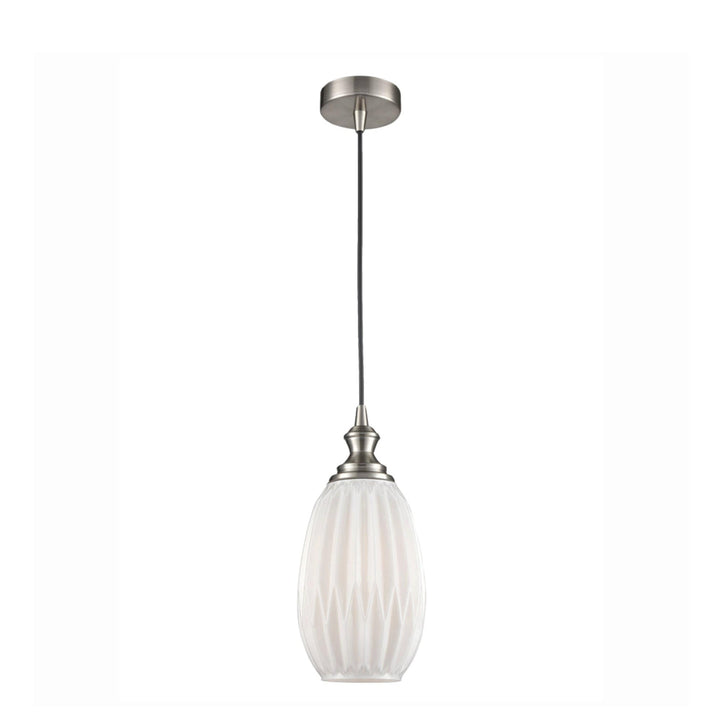 Bella Milk Glass Tulip Pendant - escapologyhome.co.uk