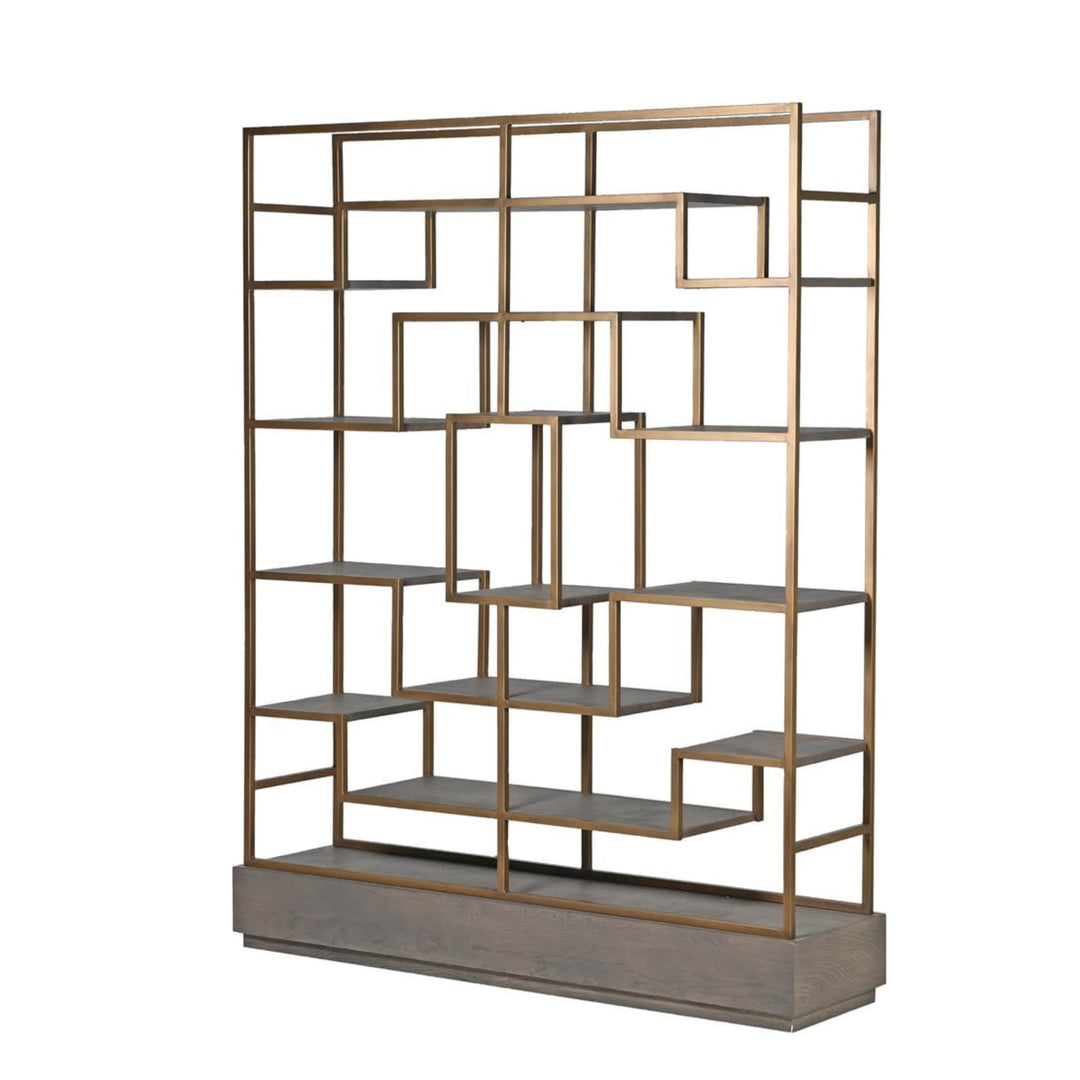 Hallé Oak Open Shelving Unit - escapologyhome.co.uk