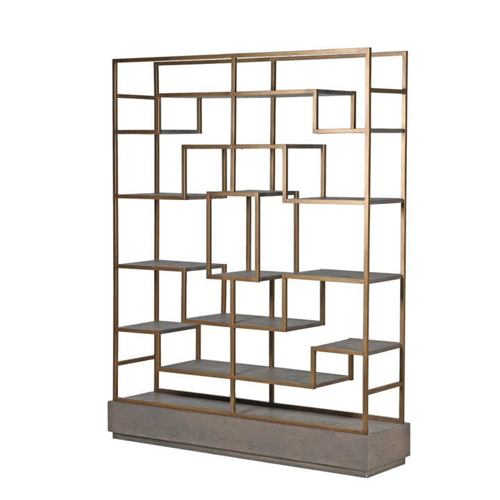 Hallé Oak Open Shelving Unit - escapologyhome.co.uk