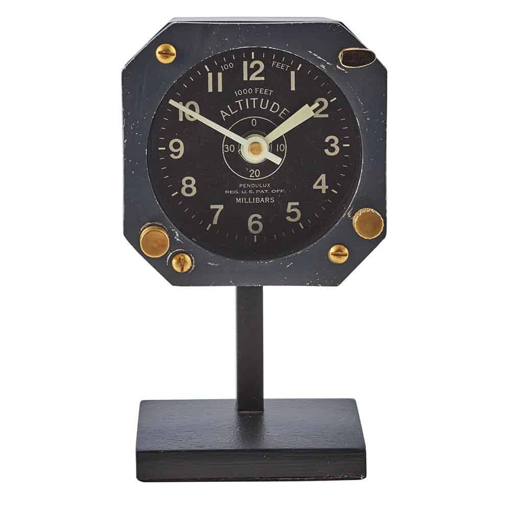 WWII Vintage American Navigator Table Clock - escapologyhome.co.uk