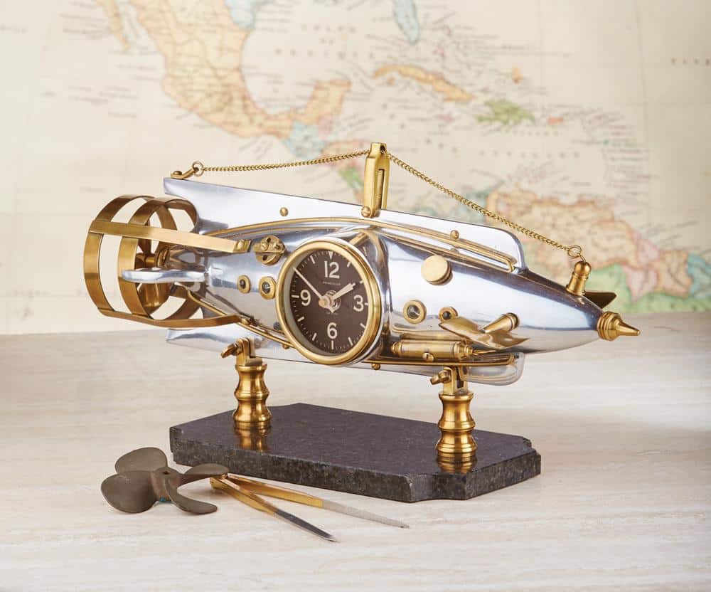 Nautilus Table Clock - escapologyhome.co.uk