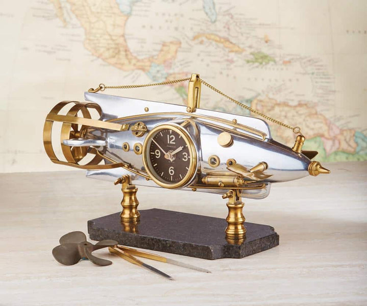 Nautilus Table Clock - escapologyhome.co.uk