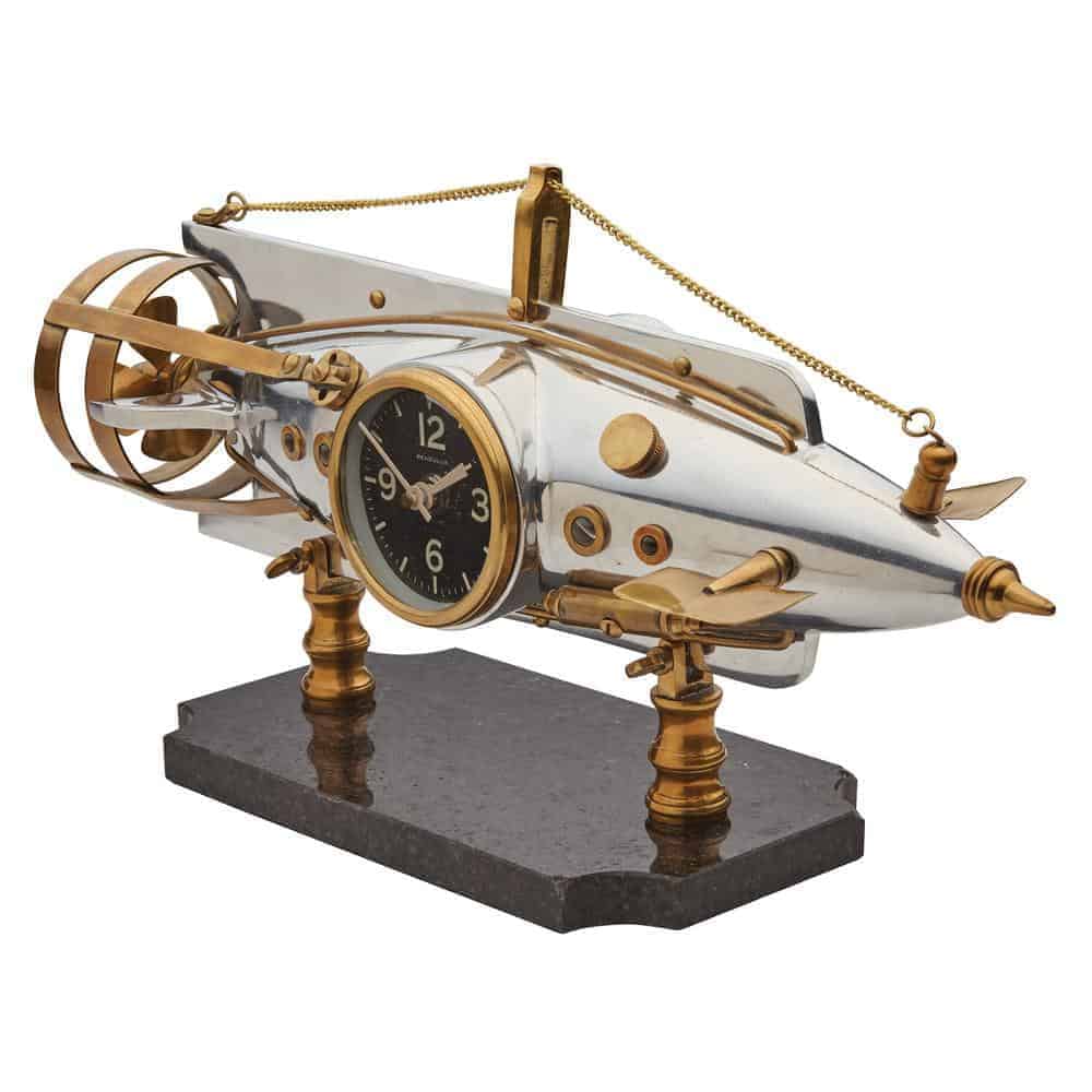 Nautilus Table Clock - escapologyhome.co.uk