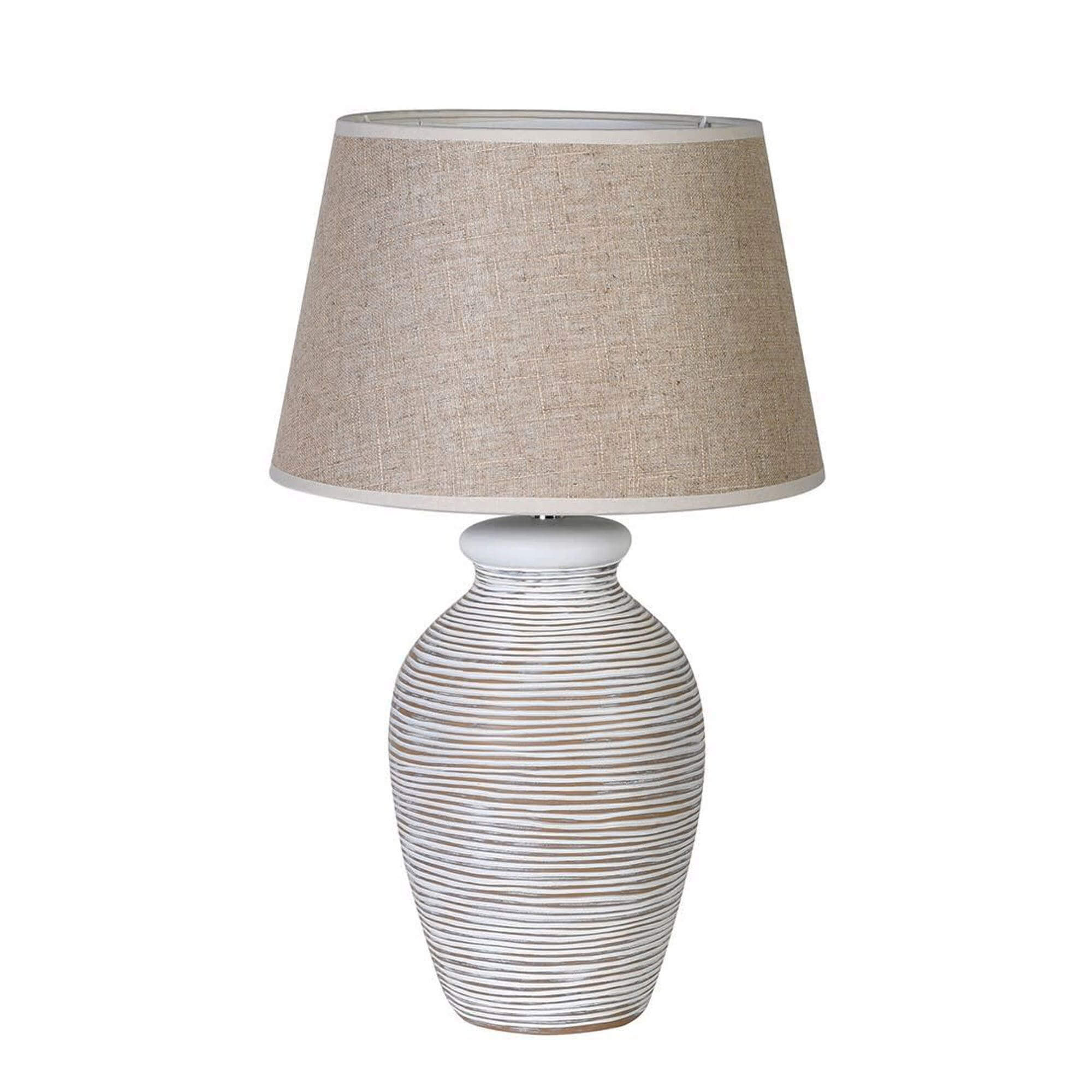Urn Ring Table Lamp With Shade - escapologyhome.co.uk