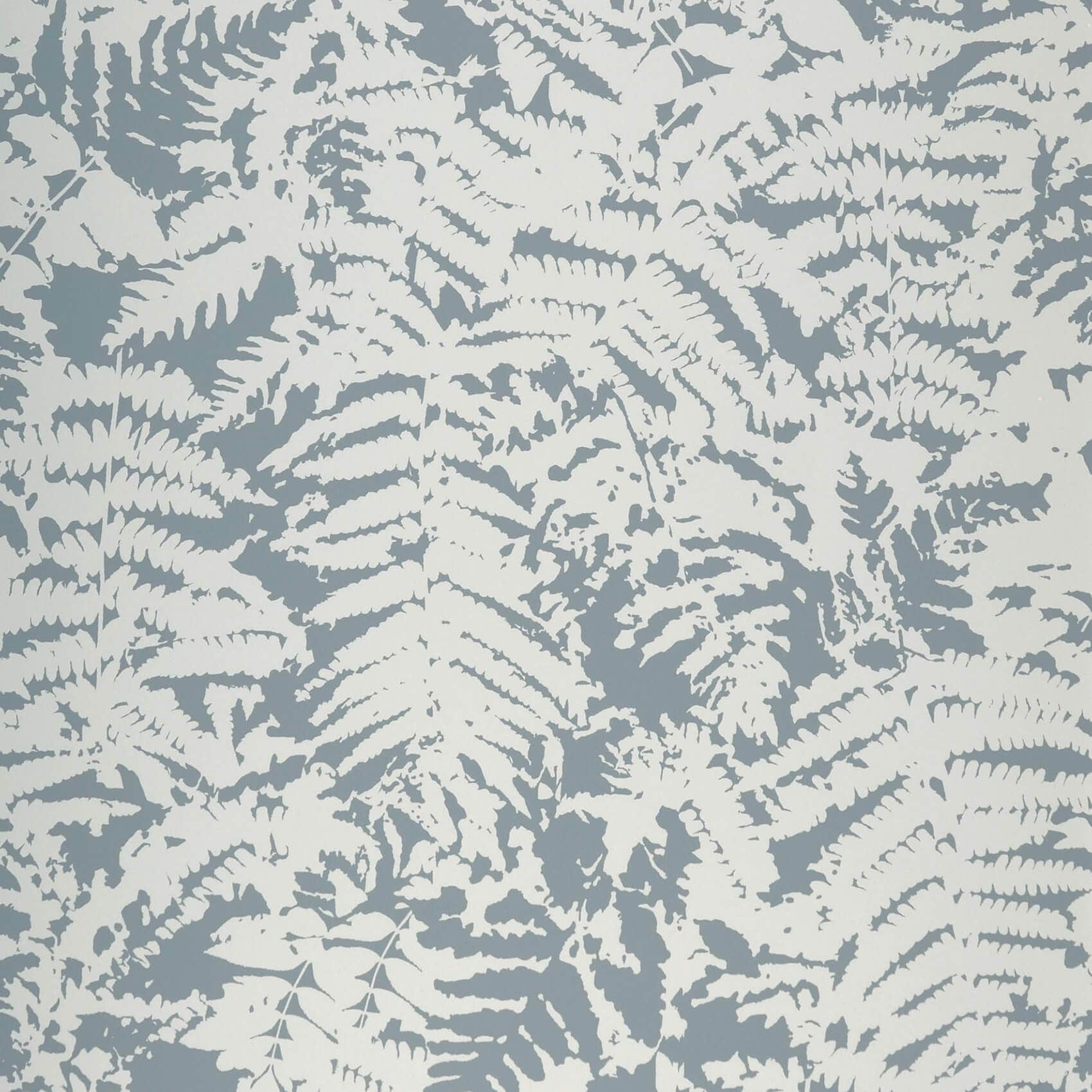 Little Greene Wallpaper Fern Sage Blue - escapologyhome.co.uk