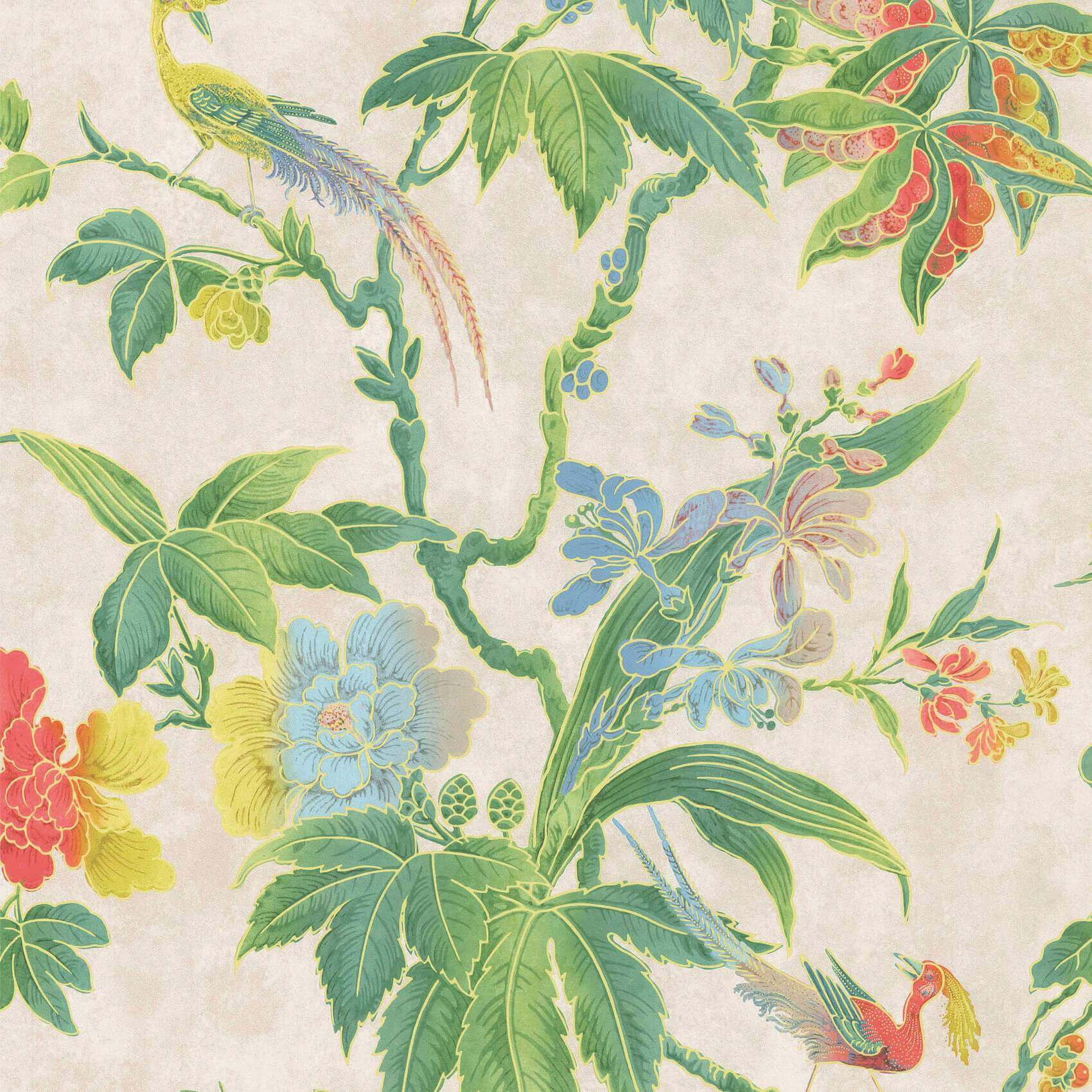 Little Greene Wallpaper Paradise Feather - escapologyhome.co.uk