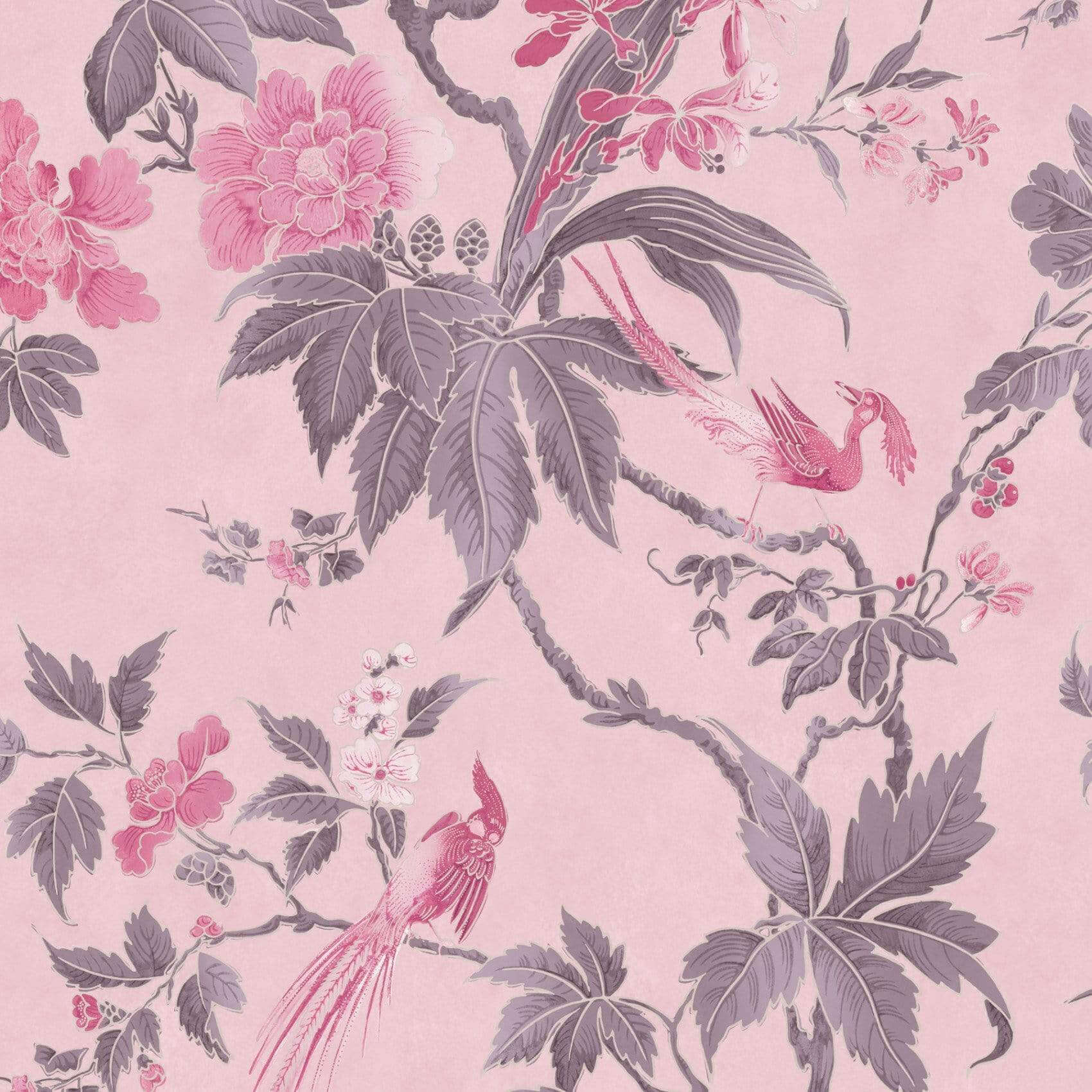 Little Greene Wallpaper Paradise Pink - escapologyhome.co.uk