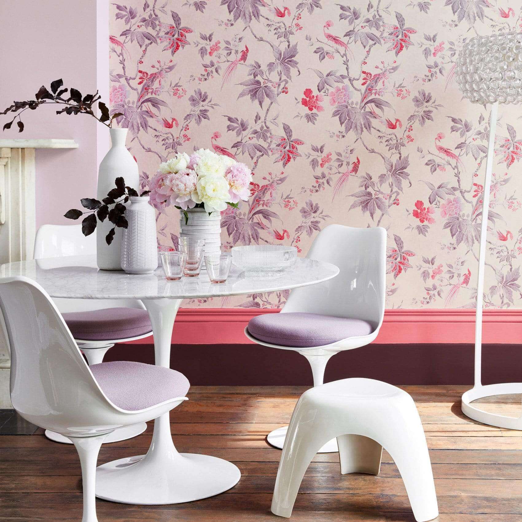 Little Greene Wallpaper Paradise Pink - escapologyhome.co.uk